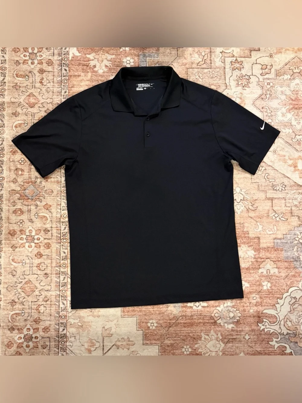 Nike Golf Men's Black Short-Sleeve Polo